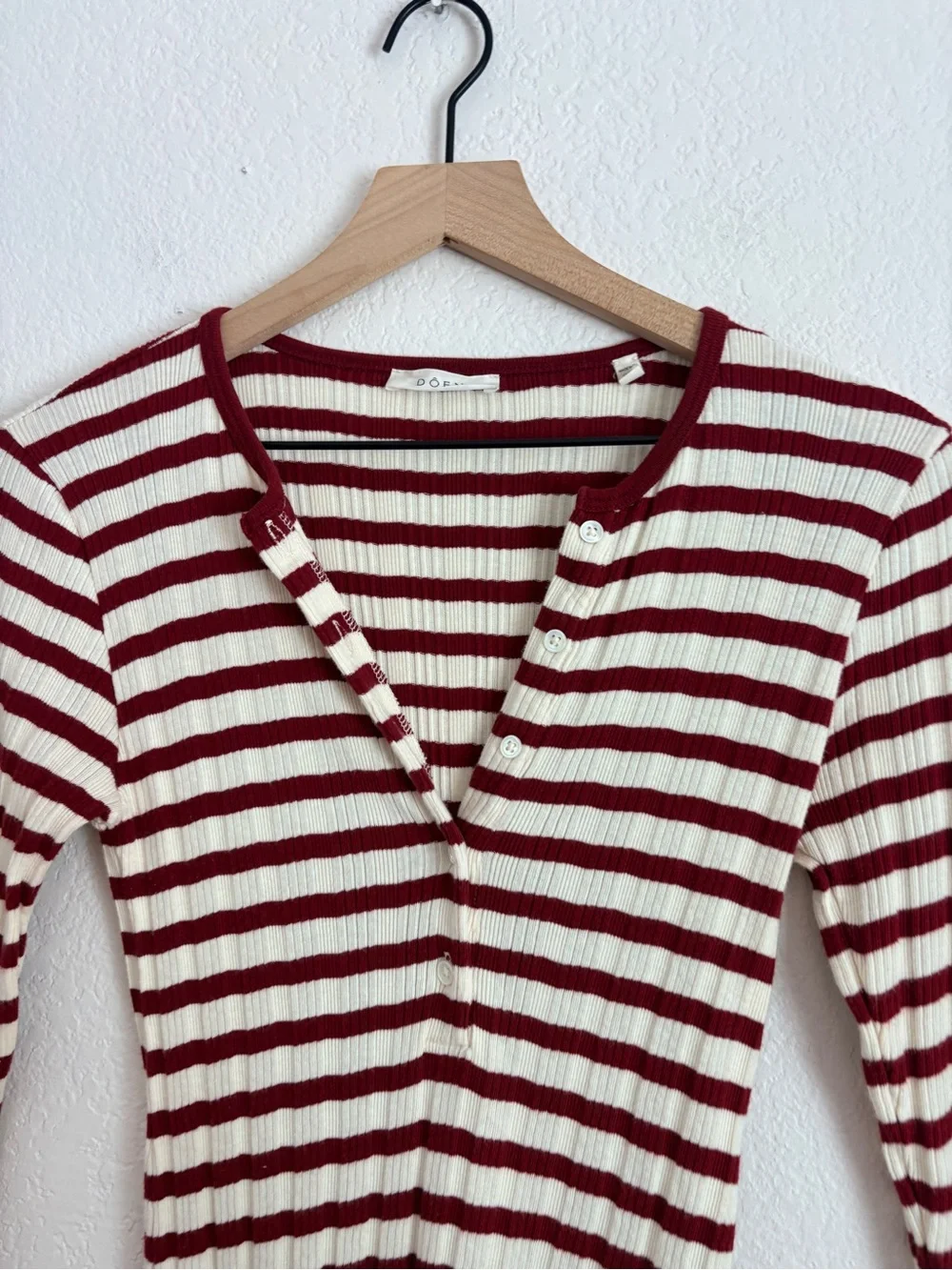 Doen Paola Striped Sweater Top